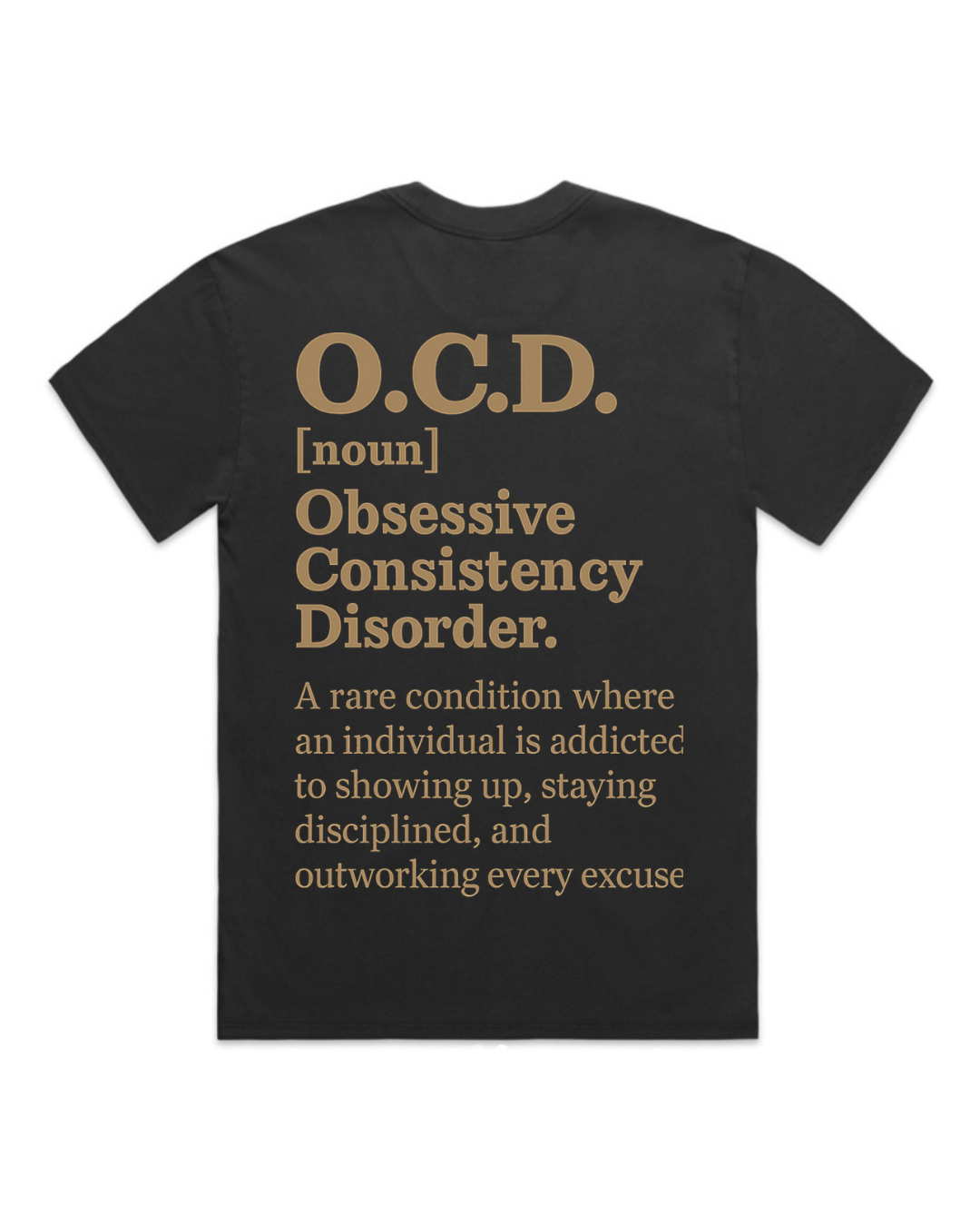 OCD – Obsessive Consistency Disorder Unisex Tee
