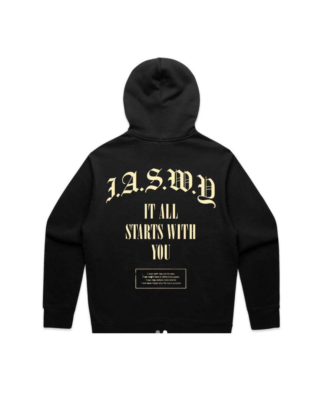 It All Starts With You – Black Hoodie & Sweatpants Pack