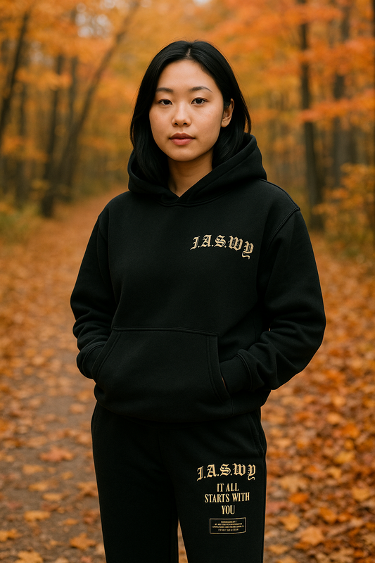 It All Starts With You – Black Hoodie & Sweatpants Pack