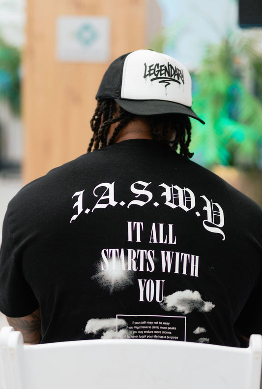 It All Starts With You – Black Unisex Tee