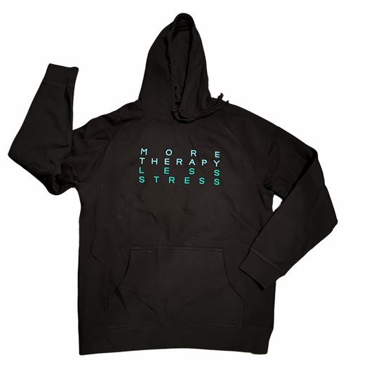 More Therapy, Less Stress Hoodie